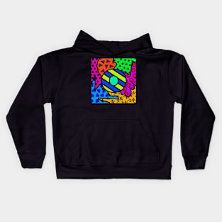 Alphabet Series - Letter O - Bright and Bold Initial Letters Kids Hoodie